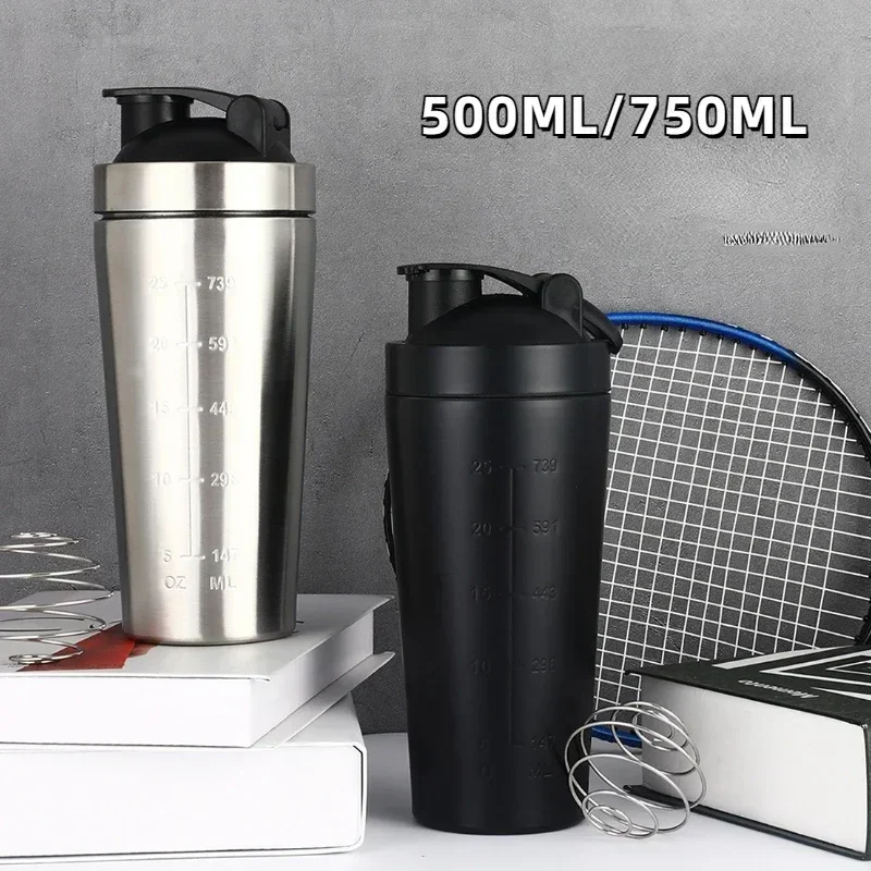 Fitness Nutrition Protein - Stainless Steel Protein Shaker Cup Portable