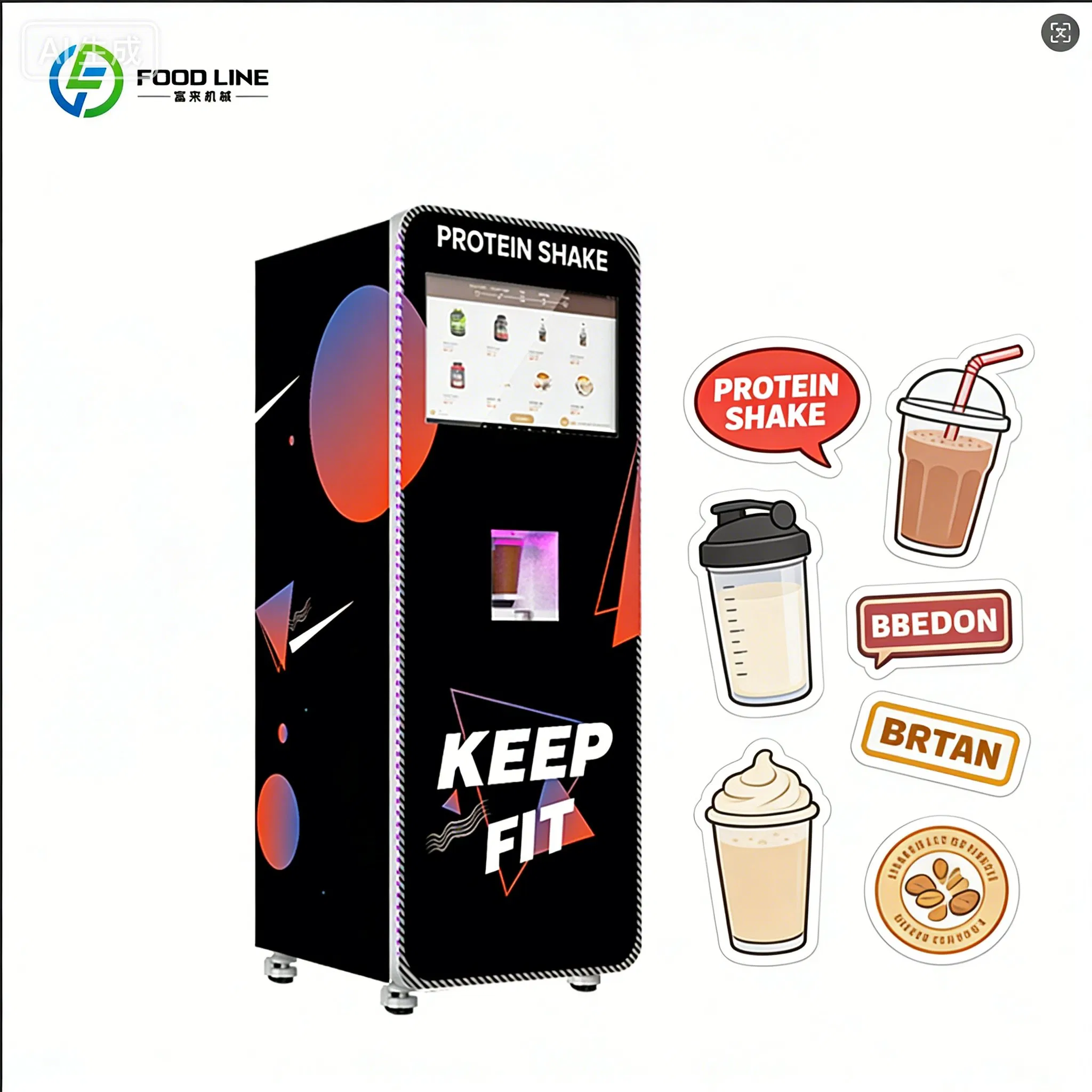 Fitness Nutrition Protein - Nutritional Vending Machine Fully Automatic Protein