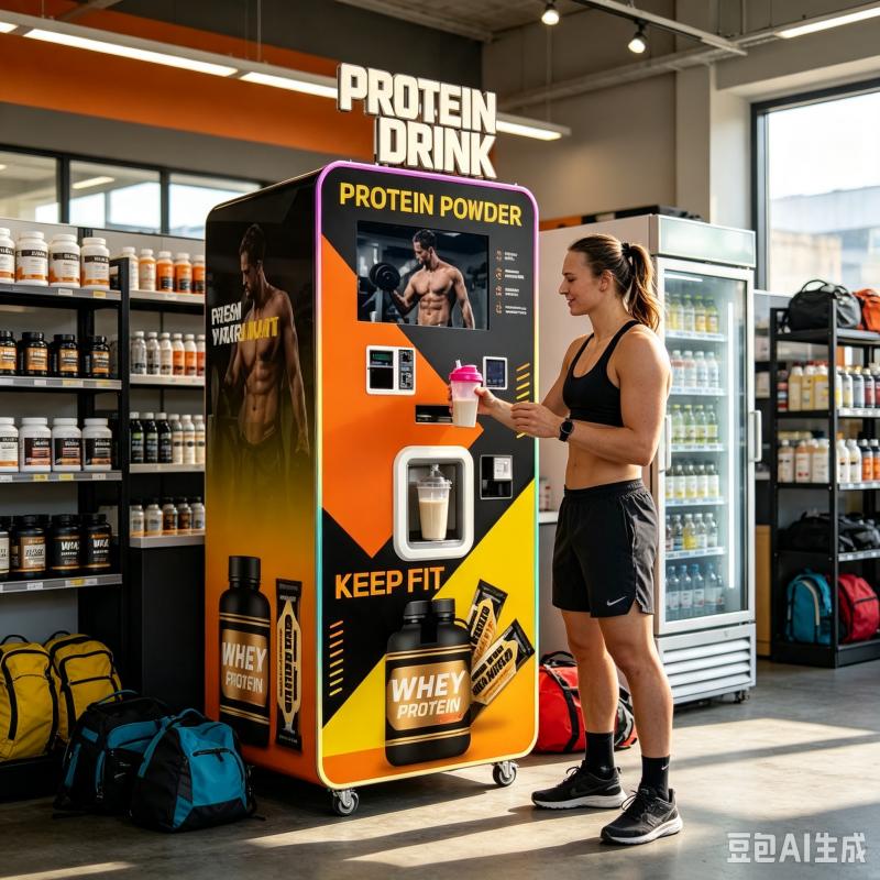 Fitness Nutrition Protein - Automatic Protein Shake Vending Machine Customized