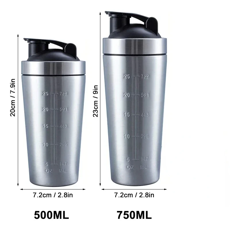 Stainless Steel Protein Shaker - Fitness Nutrition Protein review and price
