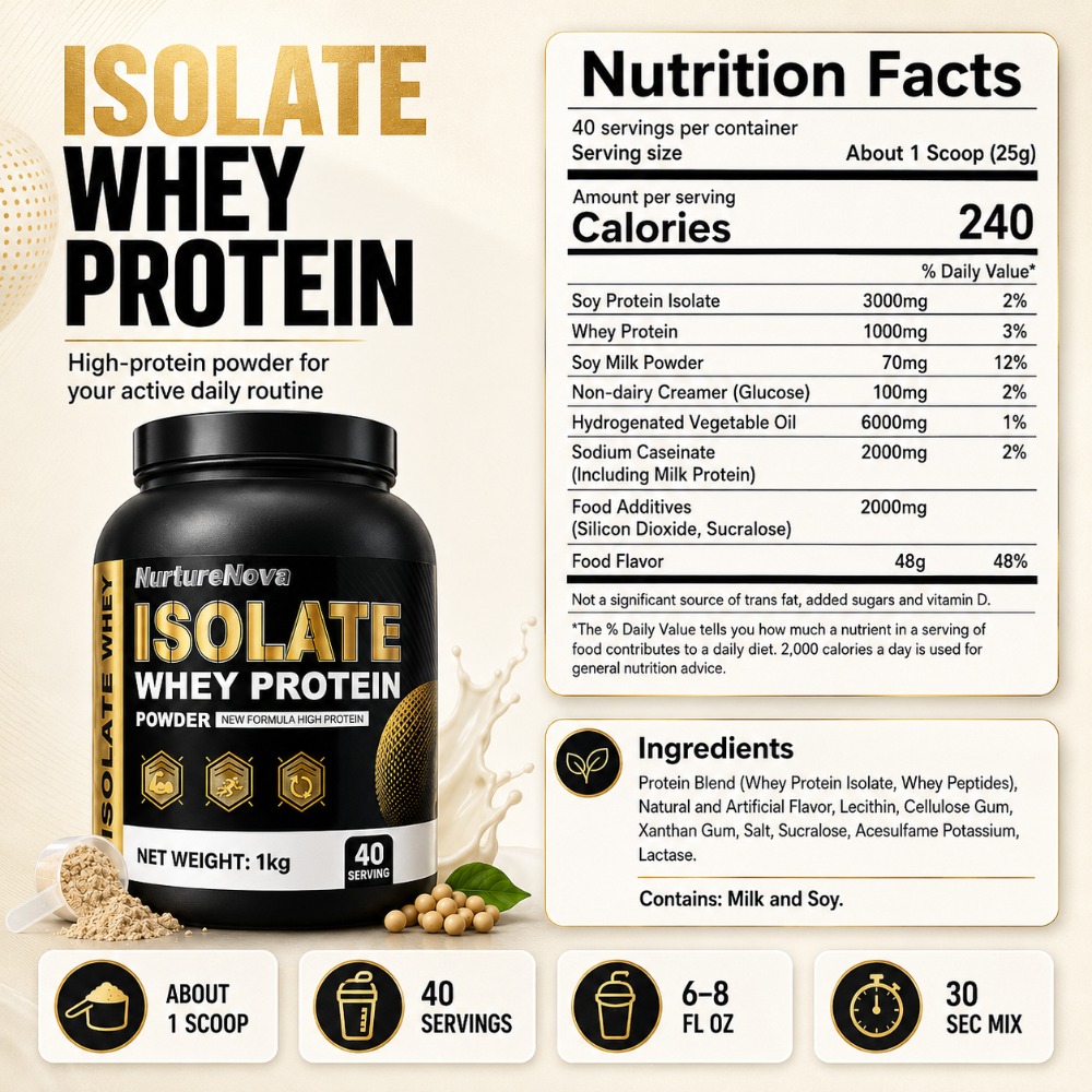 NurtureNova Isolate Whey Prote - Fitness Nutrition Protein review and price