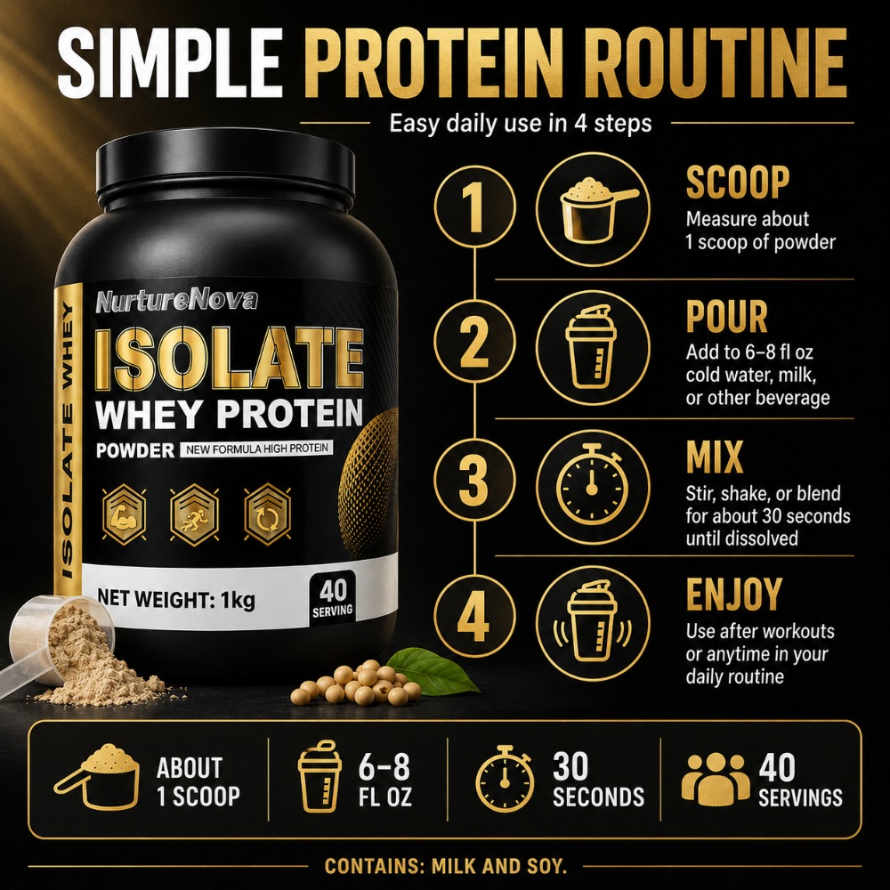 NurtureNova Isolate Whey Prote - Fitness Nutrition Protein review and price