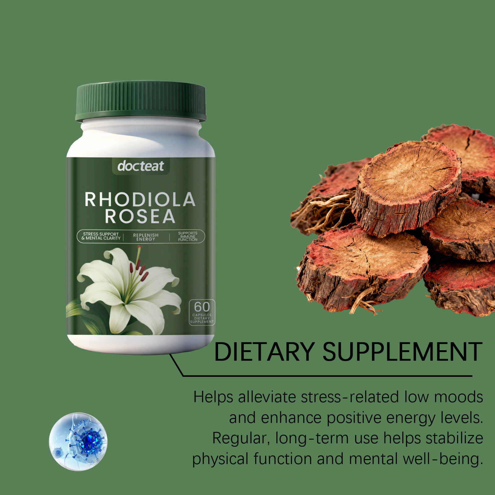 DOCTEAT Men's Health Capsules  - Nutrition Fitness And Health review and price