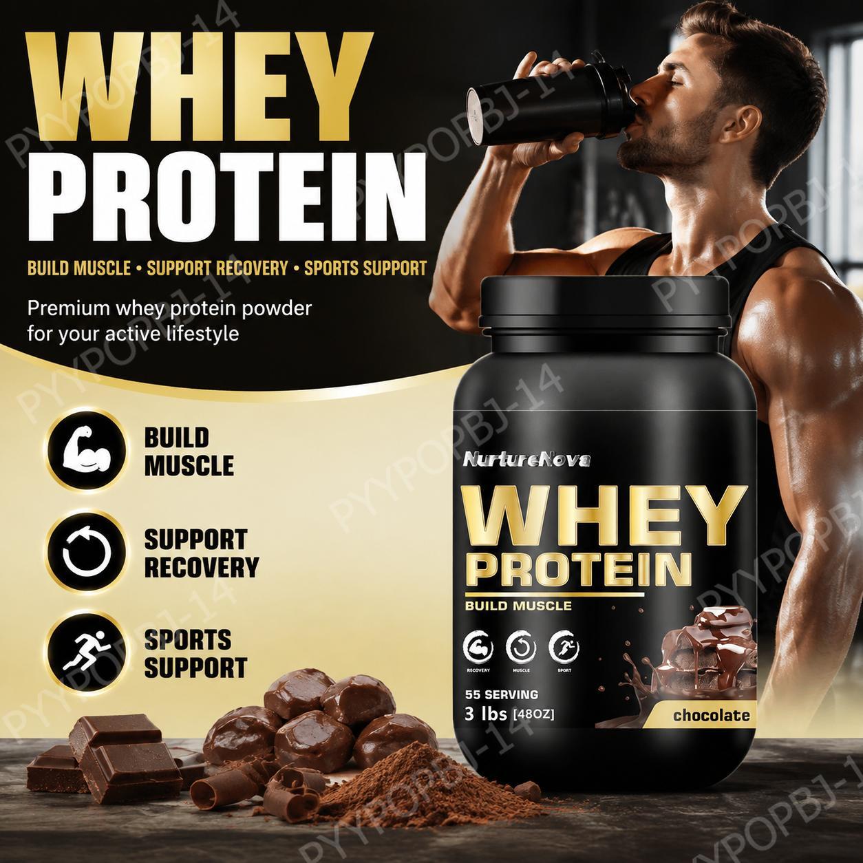 NurtureNova Chocolate Whey Pro - Fitness Nutrition Protein review and price