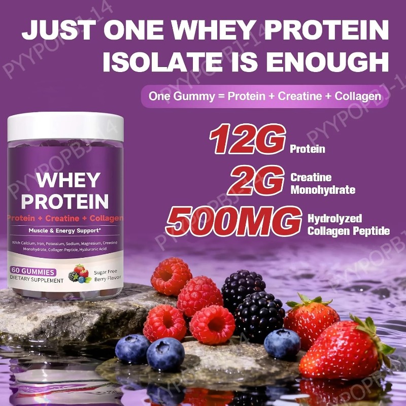 Protein Gummies with Whey Crea - Fitness Nutrition Protein review and price