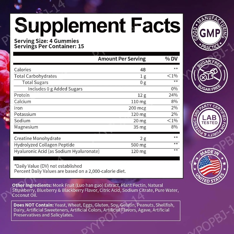 Protein Gummies with Whey Crea - Fitness Nutrition Protein review and price