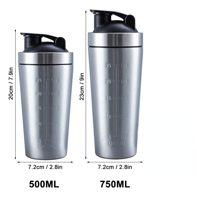 Stainless Steel Protein Shaker - Fitness Nutrition Protein review and price