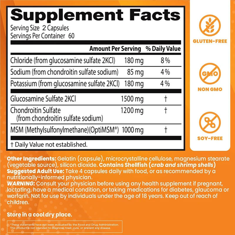 Glucosamine Chondroitin MSM -  - Glucosamine Chondroitin Joint review and price